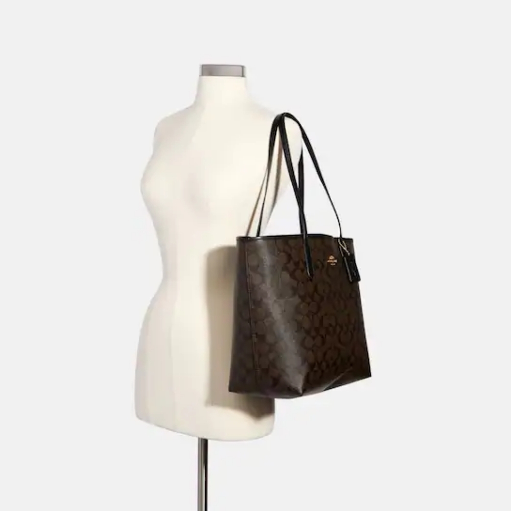 Coach Signature Tote - Picture 2 of 5